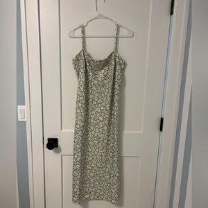 Patterned midi dress